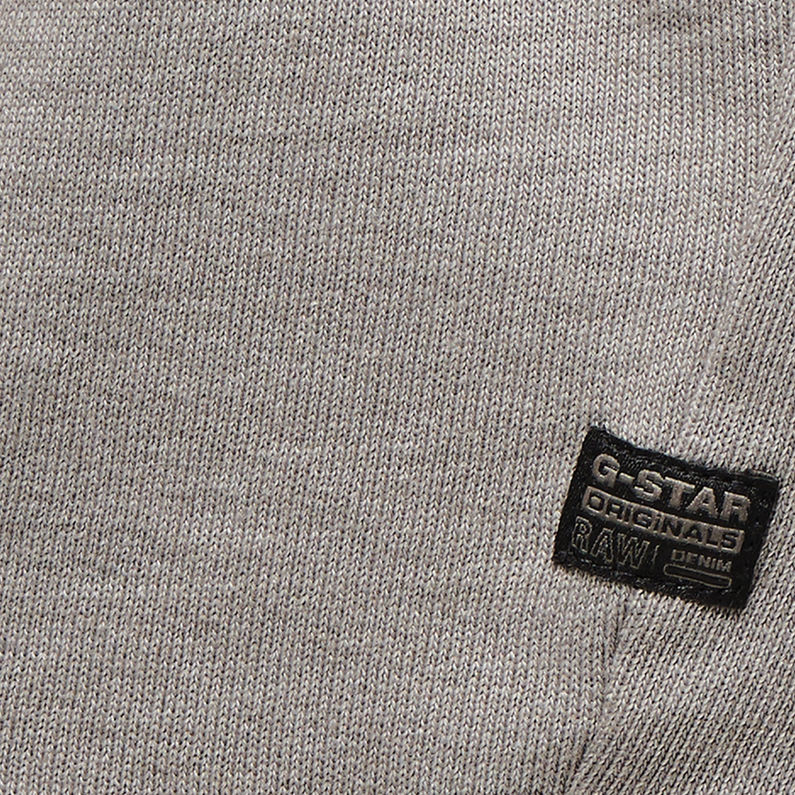 G-Star RAW® Raw For The Oceans - Long Round Neck Sweat Grey fabric shot