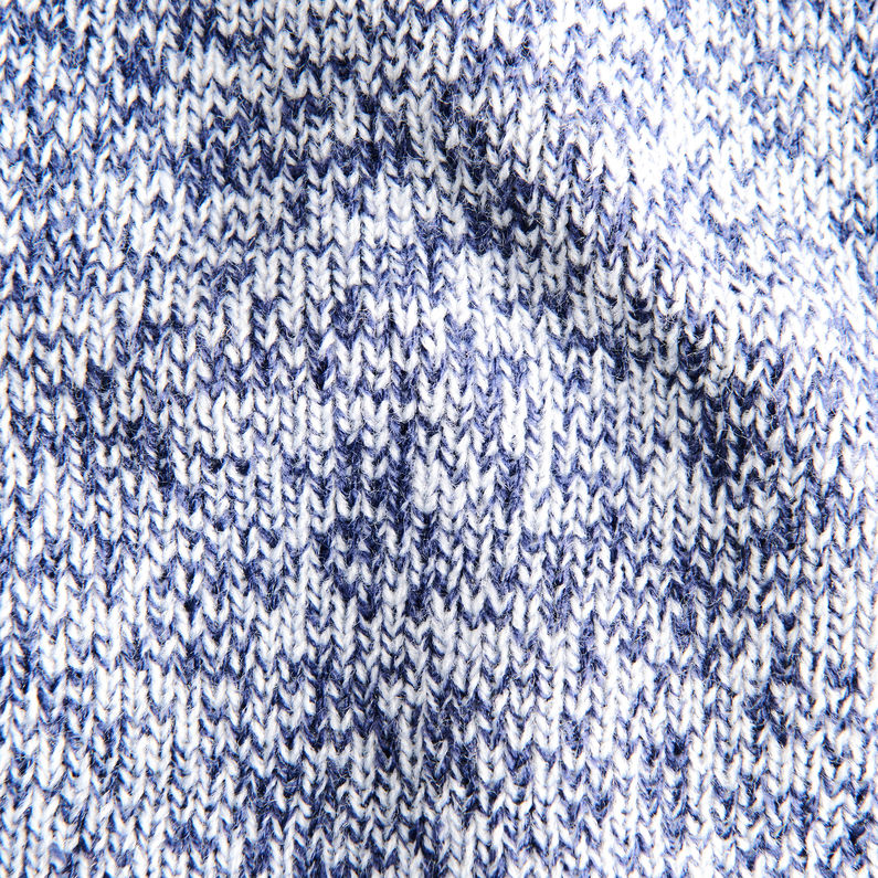 G-Star RAW® Zallik Beanie Bleu foncé fabric shot