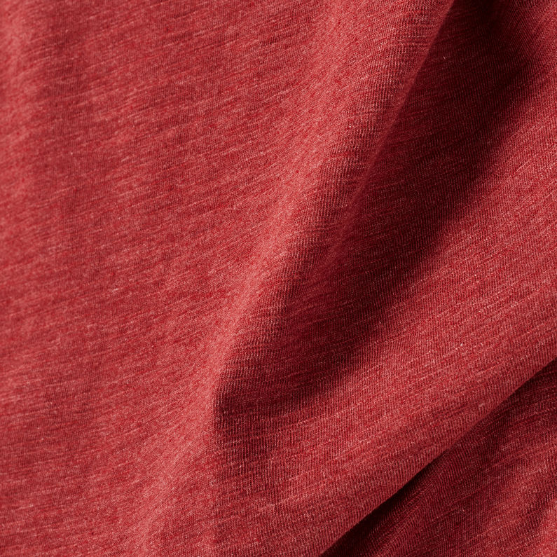 G-Star RAW® Afrojack Solid Long T-shirt Rot