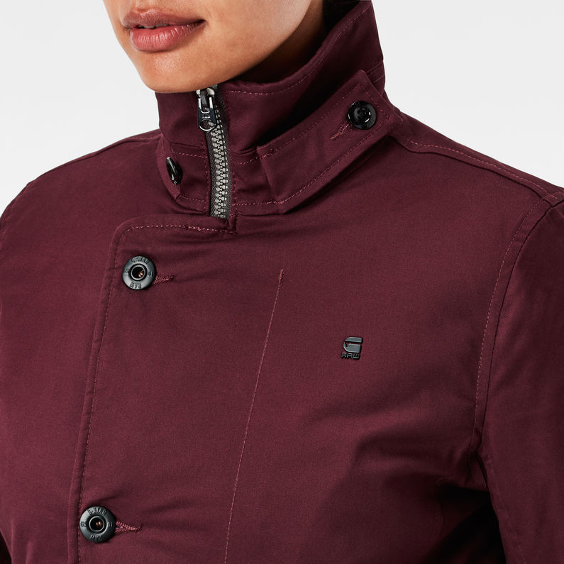 G-Star RAW® Minor Classic Coat Purple detail shot