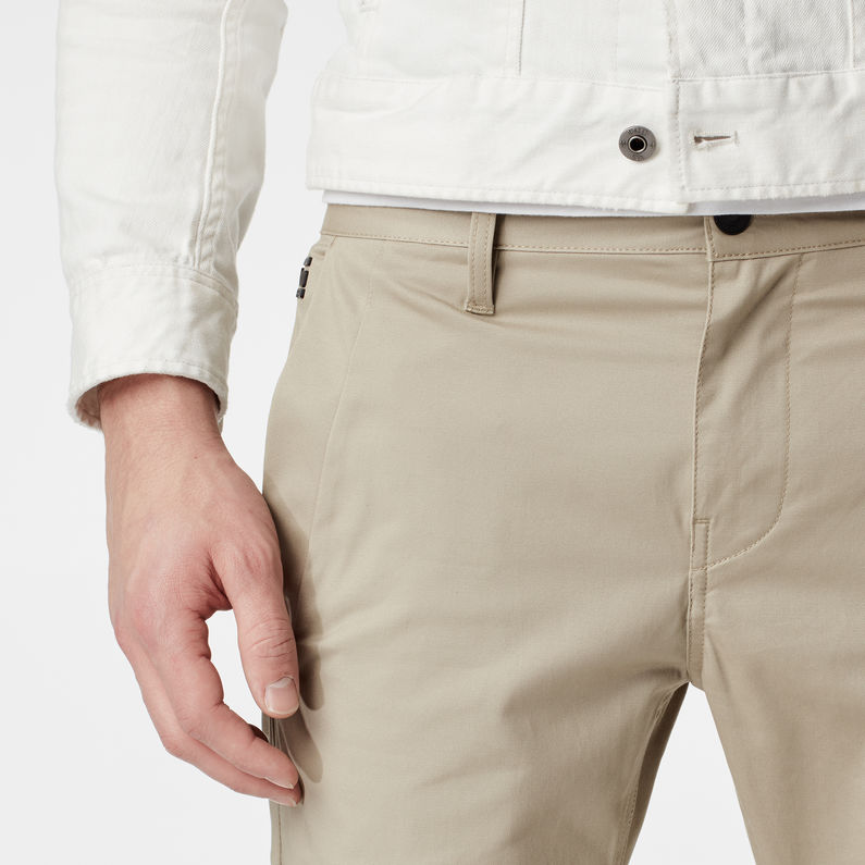 G-Star RAW® Bronson Slim Chino Beige detail shot