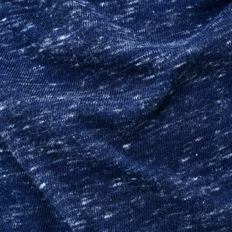G-Star RAW® Dawch Collar Sweater Bleu foncé fabric shot