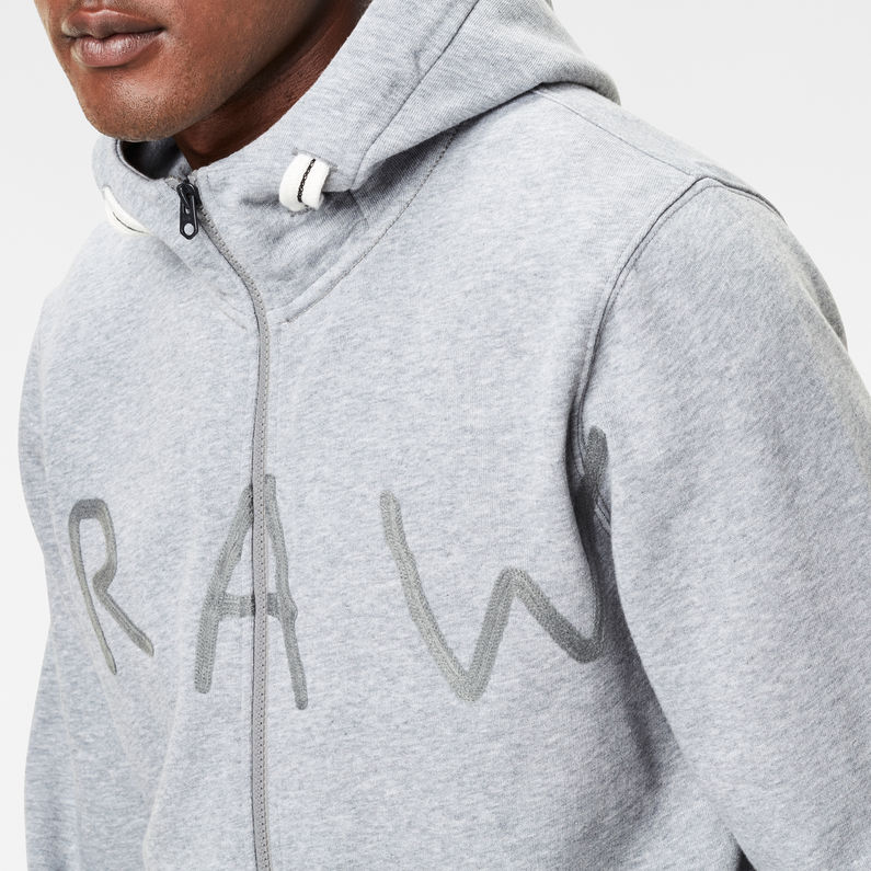 G-Star RAW® Strijsk Hooded Sweater Grijs