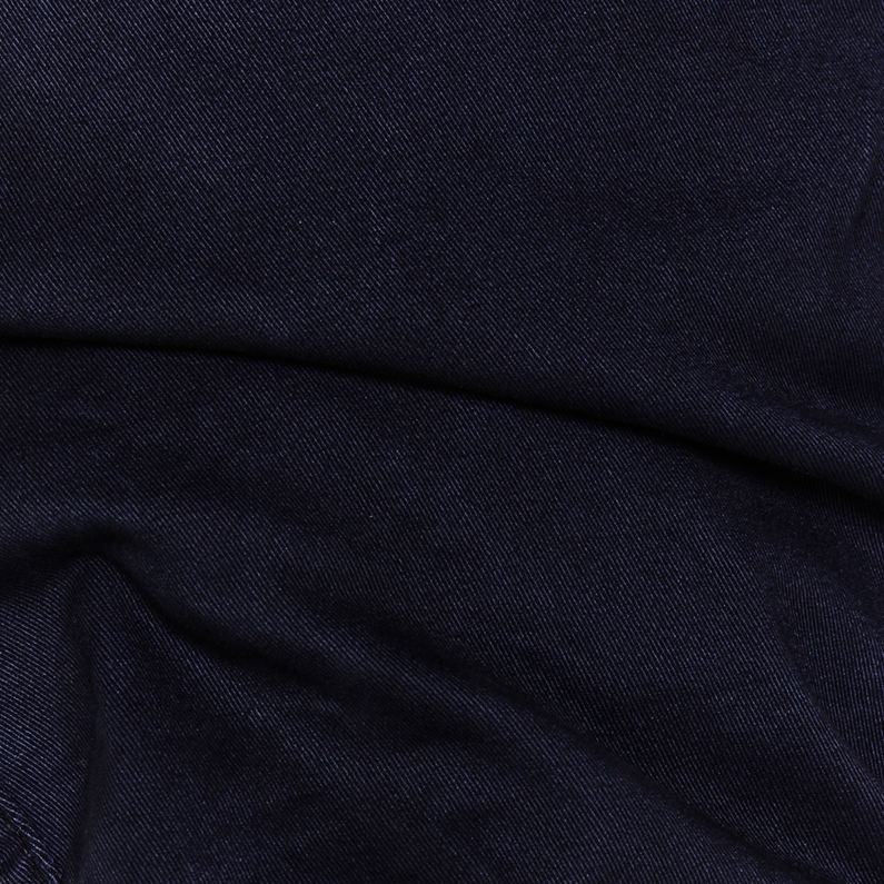 G-Star RAW® Powel 3D Tapered Cuffed Pants Bleu foncé fabric shot