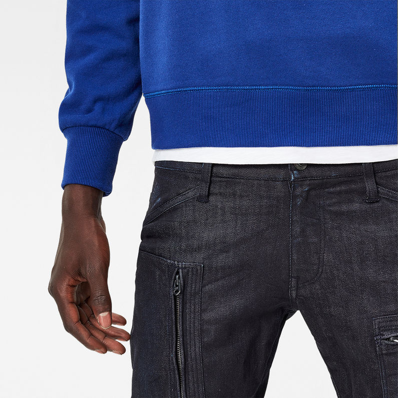 G-Star RAW® Powel Super Slim Cargo Pants Bleu foncé detail shot