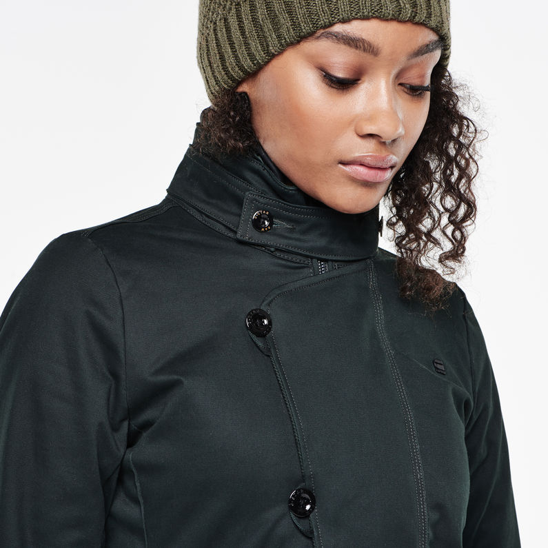 Minor Slim Trench Gr n G Star RAW