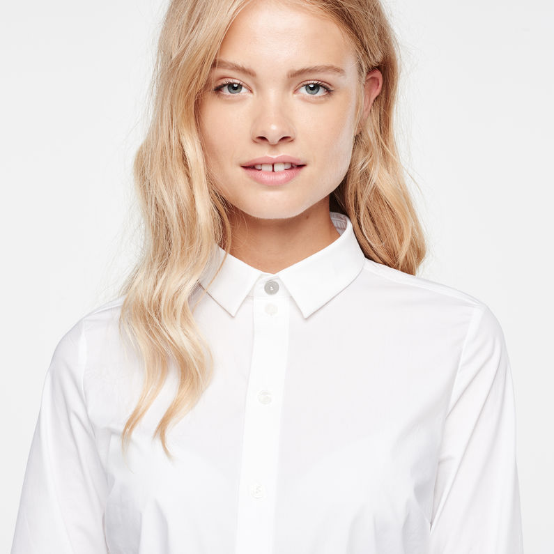 G-Star RAW® Elongated Straight Shirt Weiß