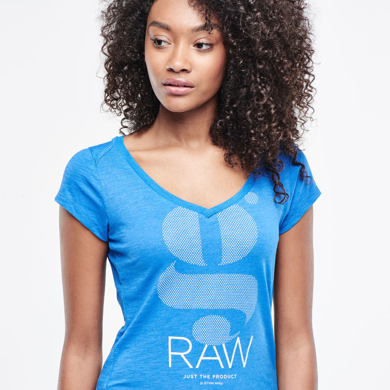 G-Star RAW® Loreen V-Neck T-Shirt Light blue