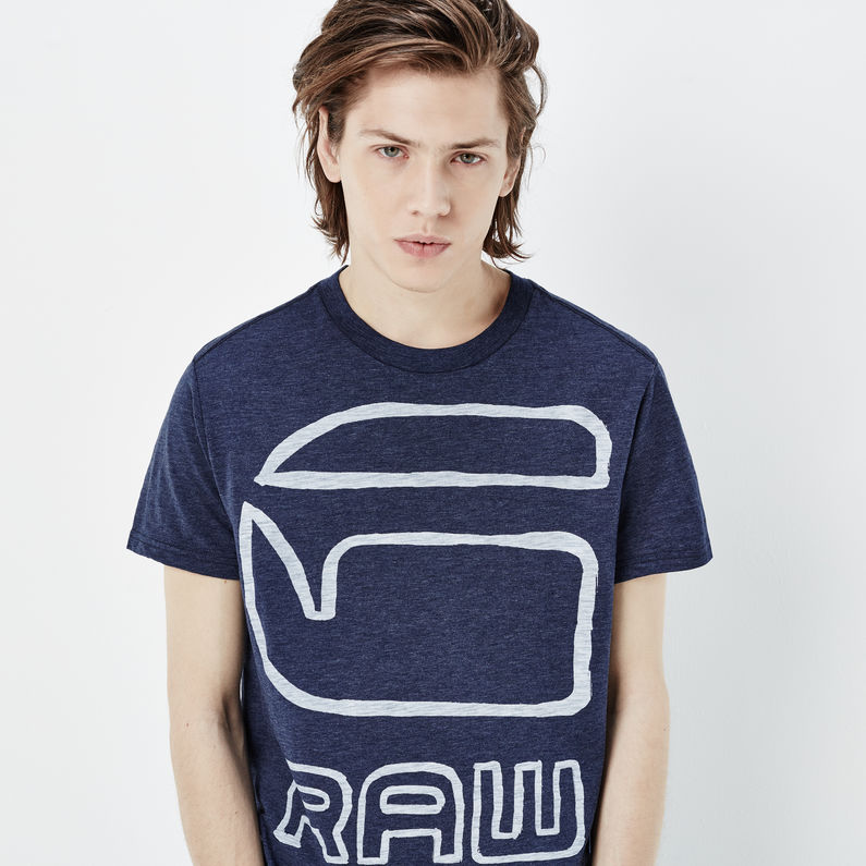 G-Star RAW® Dromec T-shirt ダークブルー