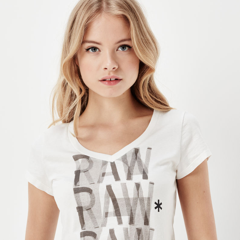 G-Star RAW® Phili Slim T-shirt Blanc