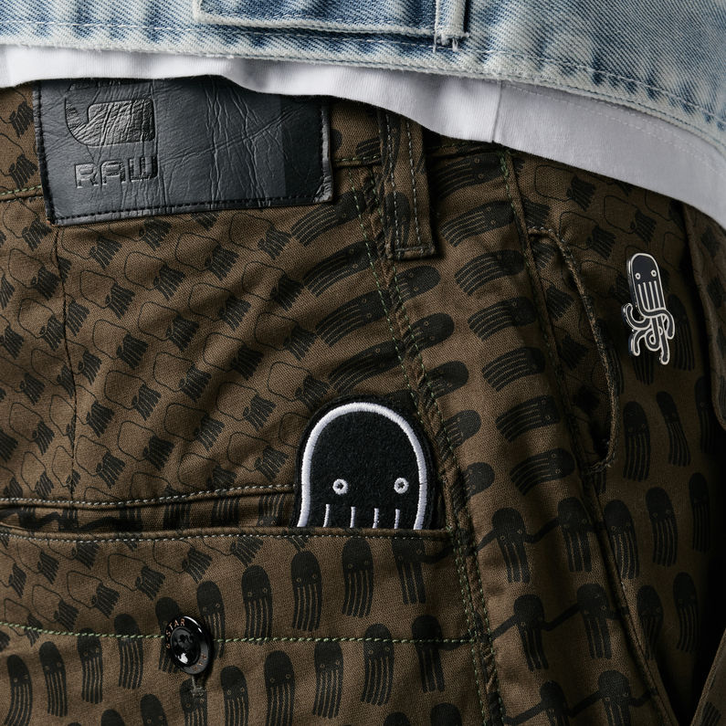 G-Star RAW® RAW for the Oceans - Bronson Chino Groen detail shot