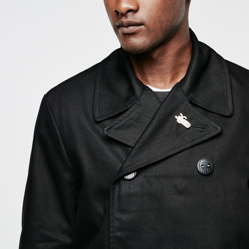 G-STAR® RAW for the Oceans - Pea Coat Black detail shot