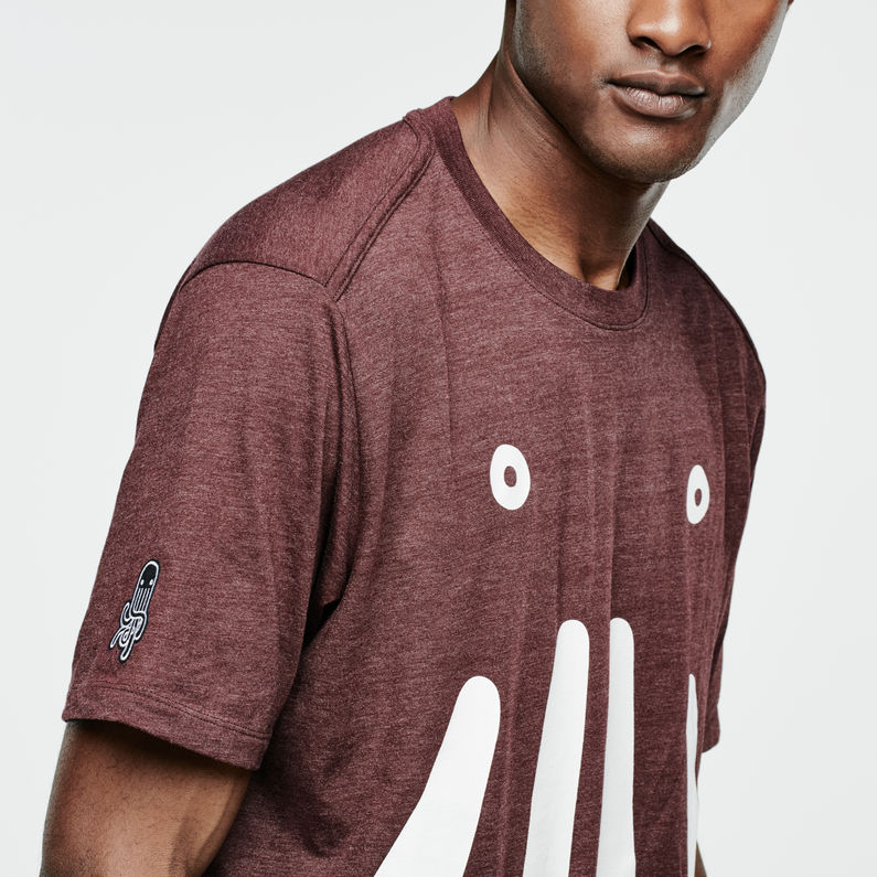 G-Star RAW® RAW for the Oceans - Occotis Face Tee Rot