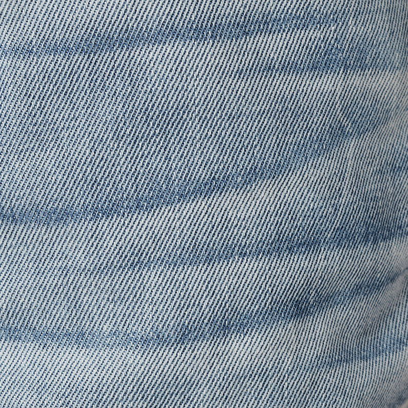 G-Star RAW® RAW for the Oceans - 3301 High Waist Shorts Azul claro fabric shot