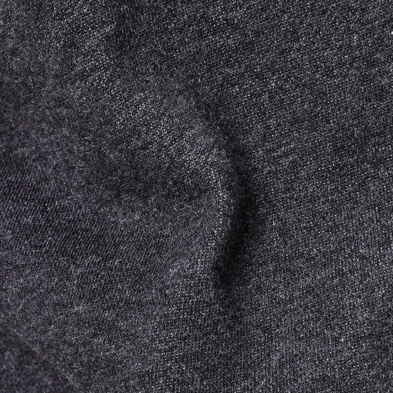 G-Star RAW® Core Zip Hooded Sweater Zwart fabric shot