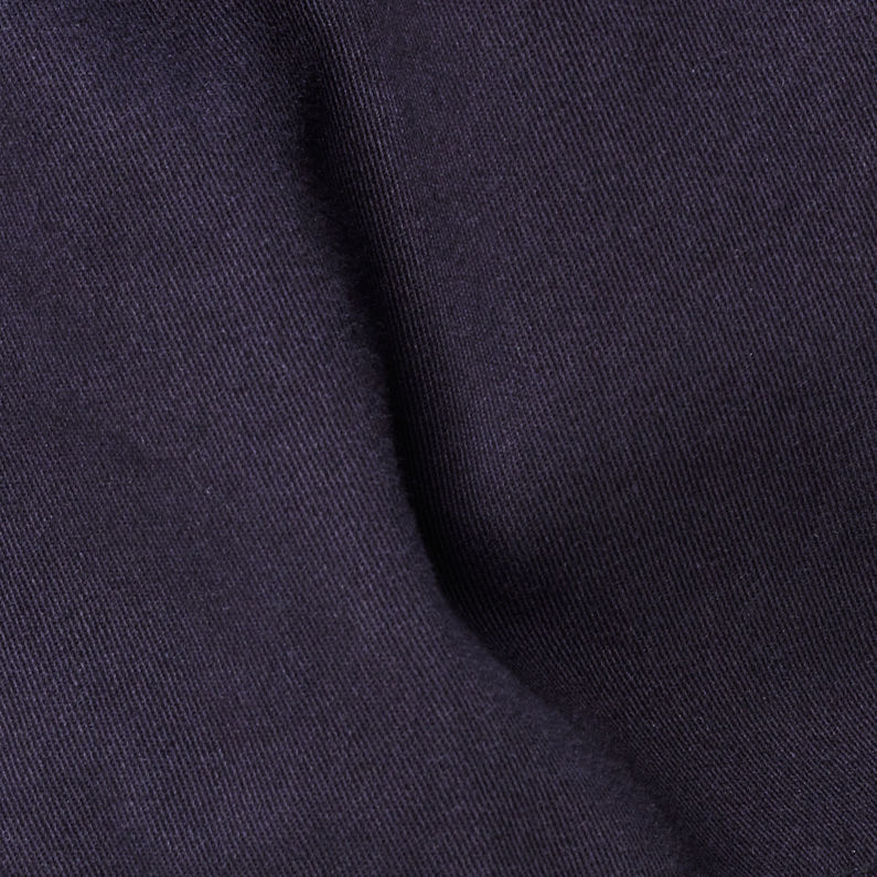 G-Star RAW® Rovic Hooded Liner Overshirt Bleu foncé fabric shot