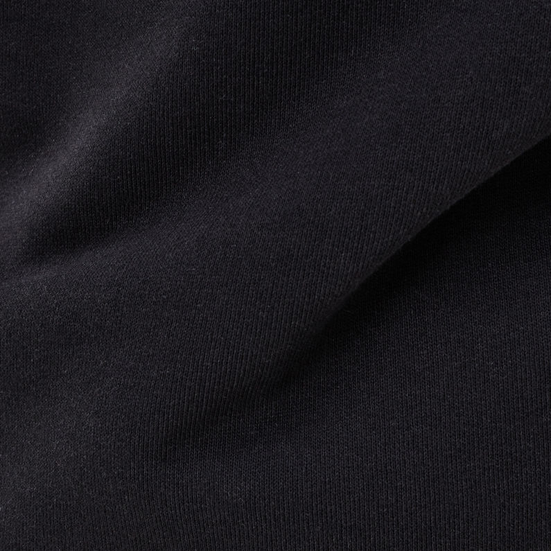 G-Star RAW® Ustra Slim Aero Sweater Zwart fabric shot