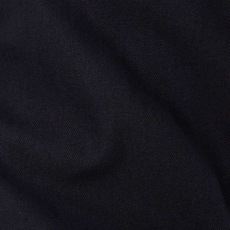 G-Star RAW® Type C Zip Overshirt Dunkelblau fabric shot