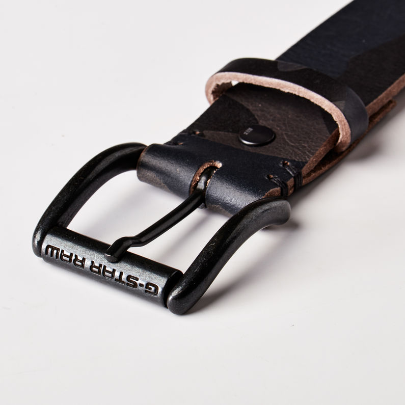 G-STAR® Wofes Belt Brown detail shot buckle