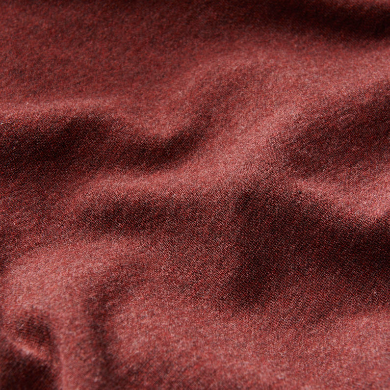 G-Star RAW® Vasif Hooded Sweater Rood fabric shot