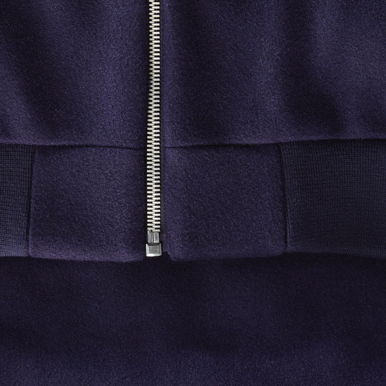 G-Star RAW® Marc Newson Wool Hooded Jacket Lila detail shot