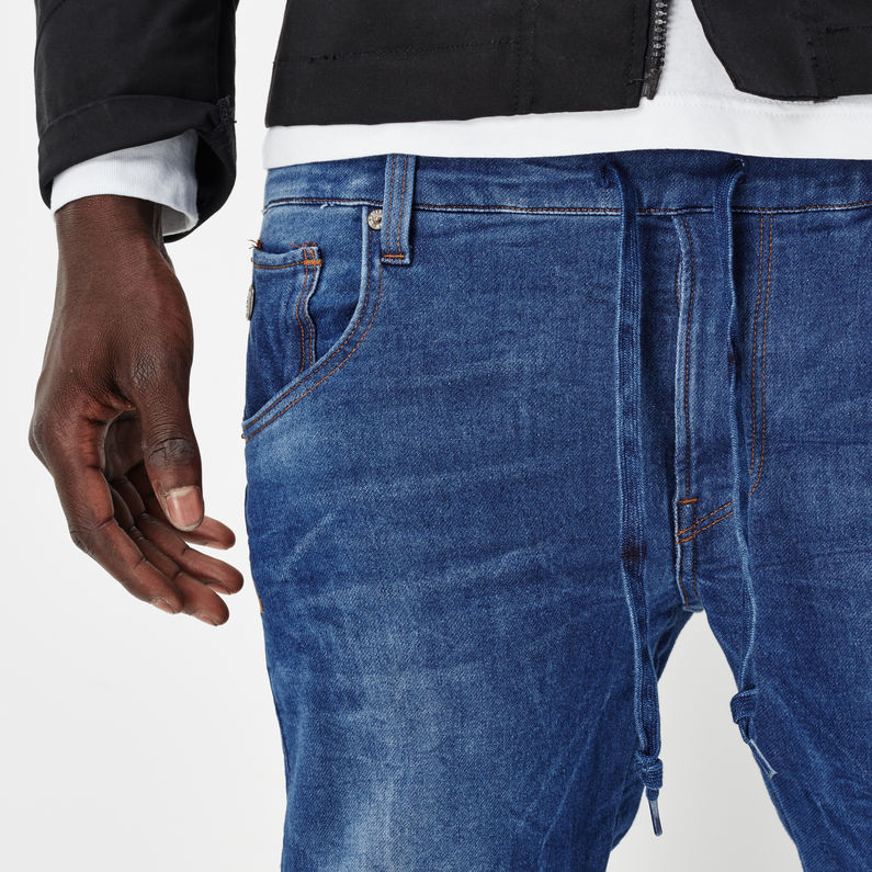 G-STAR® Arc 3D Sport Tapered Pants Medium blue detail shot