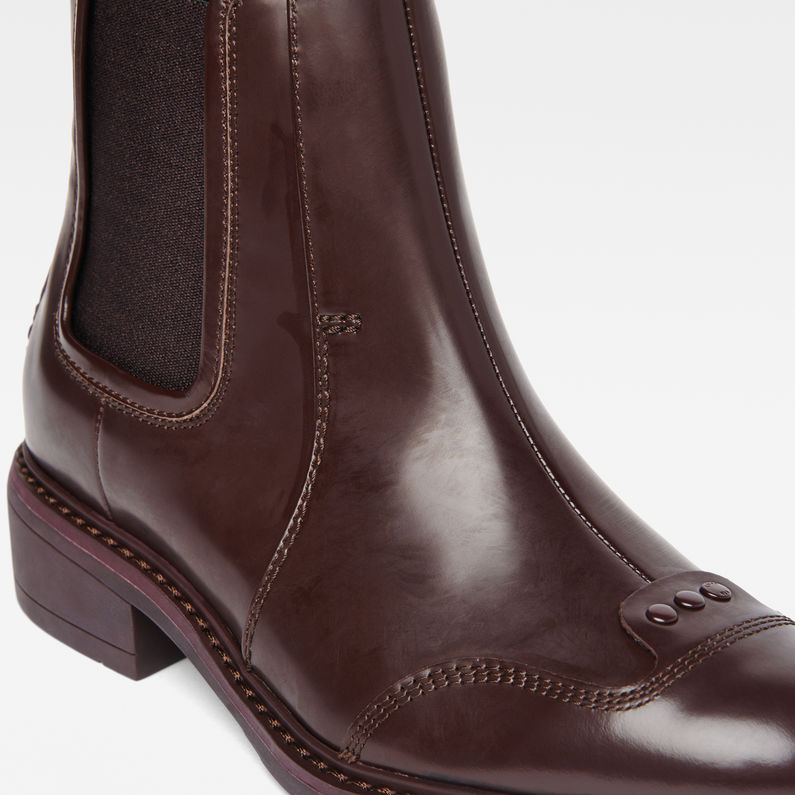 G-STAR® Guardian Chelsea Boots Brown detail