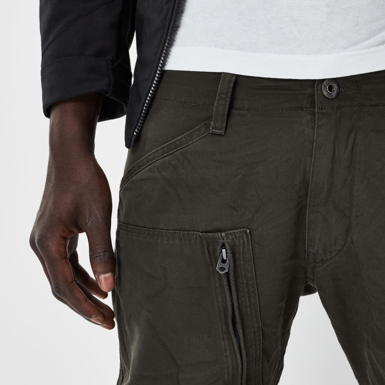 G-Star RAW® Powel 3D Tapered Pants Grijs detail shot
