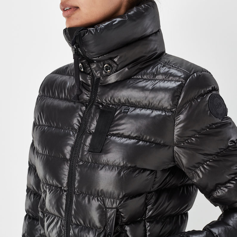 G-Star RAW® Whistler Slim Coat Negro detail shot