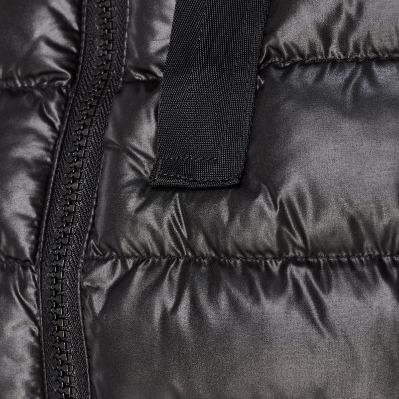 G-Star RAW® Whistler Slim Coat Negro fabric shot