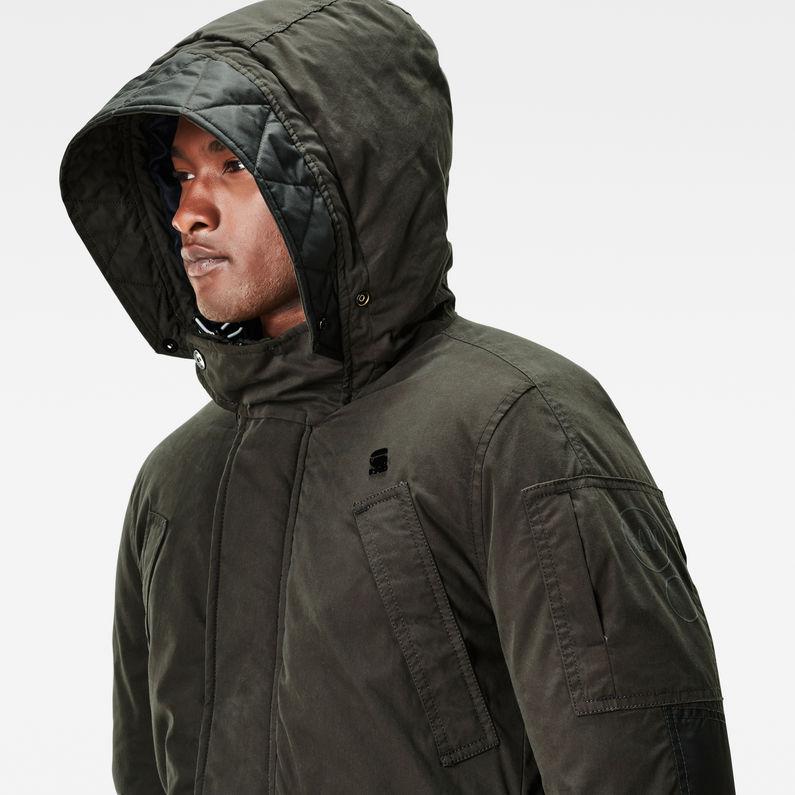 Expedic Hooded Cotton Jacket | asfalt | men | G-Star RAW®