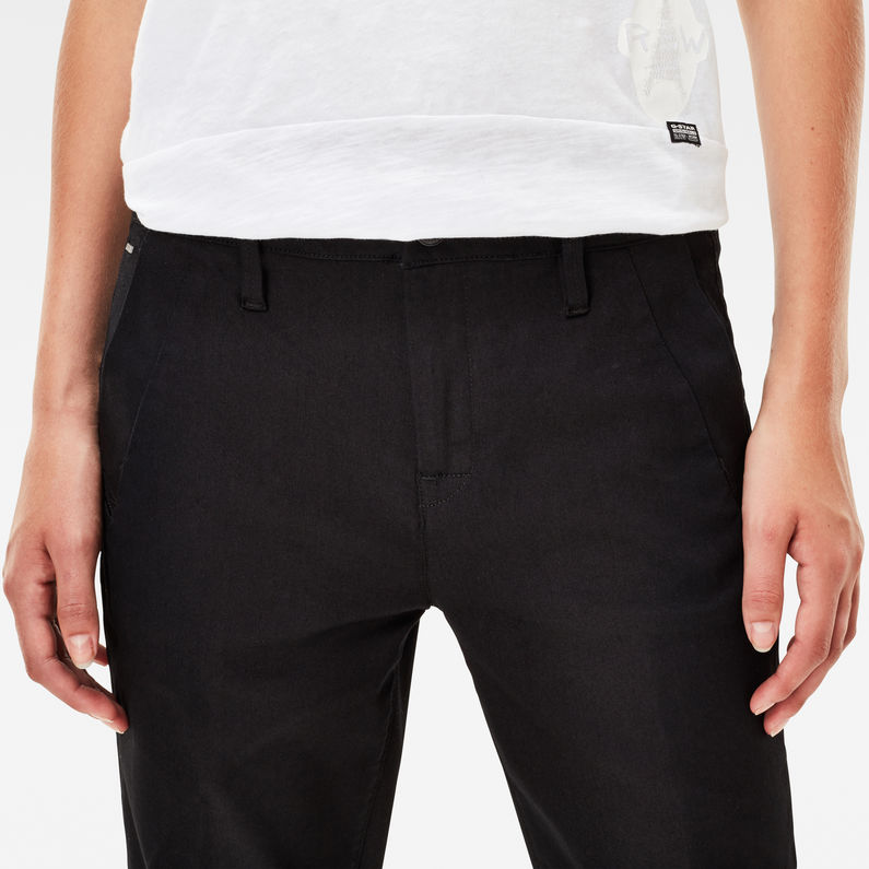 Bronson Mid Waist Skinny Chino | Black | G-Star RAW® JP