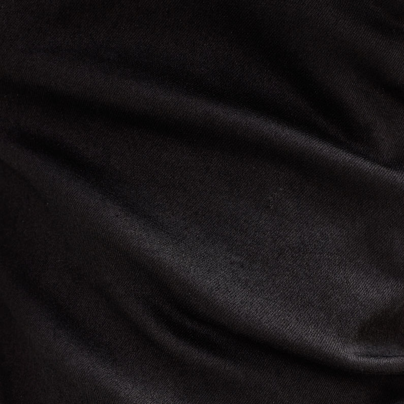 G-Star RAW® Bronson Mid Waist Skinny Chino Zwart fabric shot