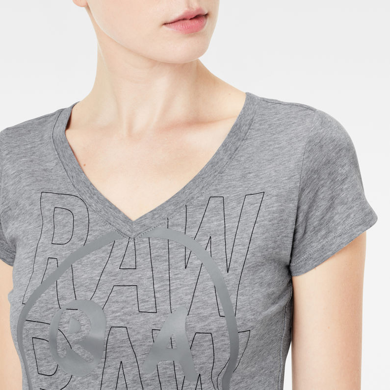 G-Star RAW® Mauera Slim T-Shirt Grau