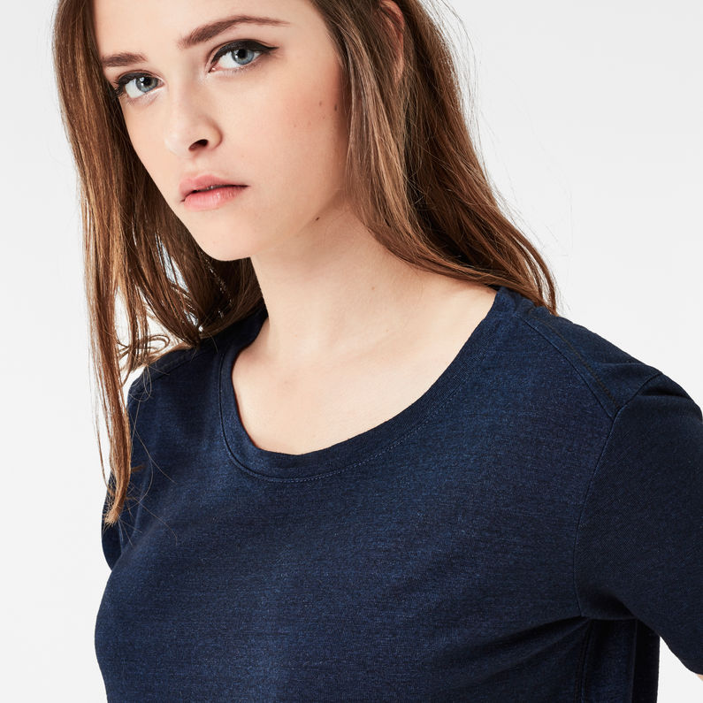 G-Star RAW® Arloes Straight 1/2 Sleeve T-Shirt Azul intermedio