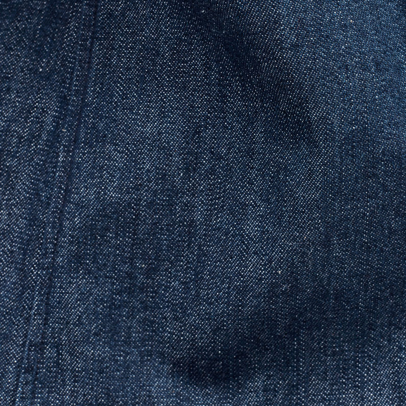 G-STAR® Blake Zip Sleeveless Dress Azul oscuro fabric shot