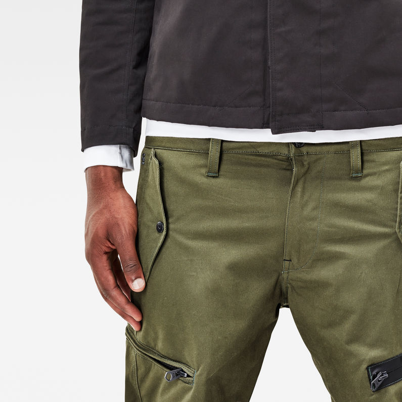 tapered cuffed pants