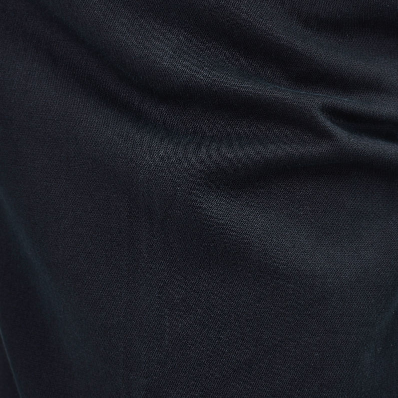 G-Star RAW® Bronson Mid Waist Skinny Chino Bleu foncé fabric shot