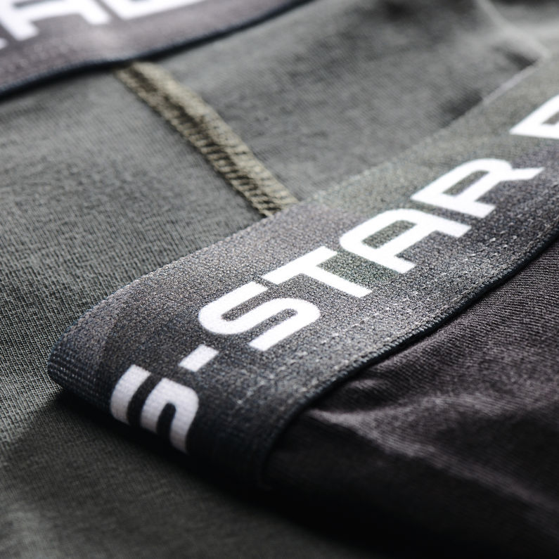 G-Star RAW® Classic Trunks Camo 2-pack Noir detail shot