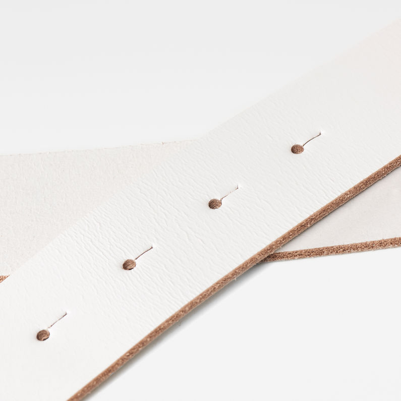 G-STAR® Lador Belt White fabric shot