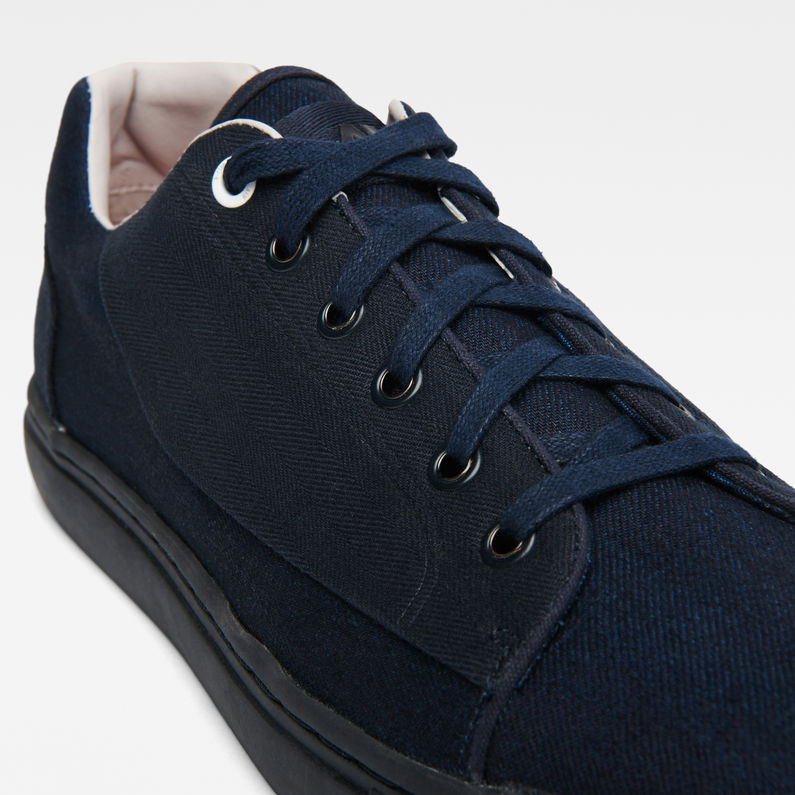 G-Star RAW® Thec Denim Sneakers Bleu foncé detail shot