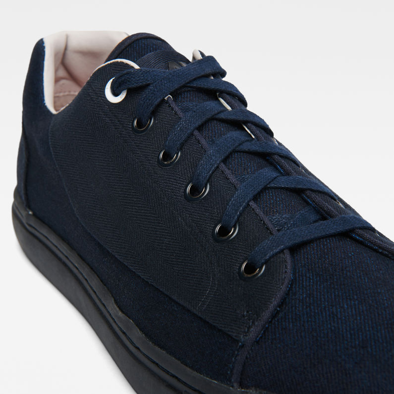 G-STAR® Thec Denim Sneakers Bleu foncé detail shot