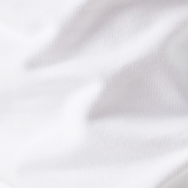 G-Star RAW® Cheldan Regular Fit Sweater White fabric shot