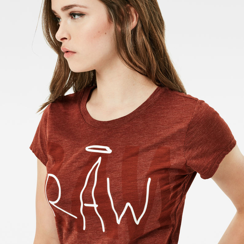 G-Star RAW® Makea Slim T-Shirt Braun