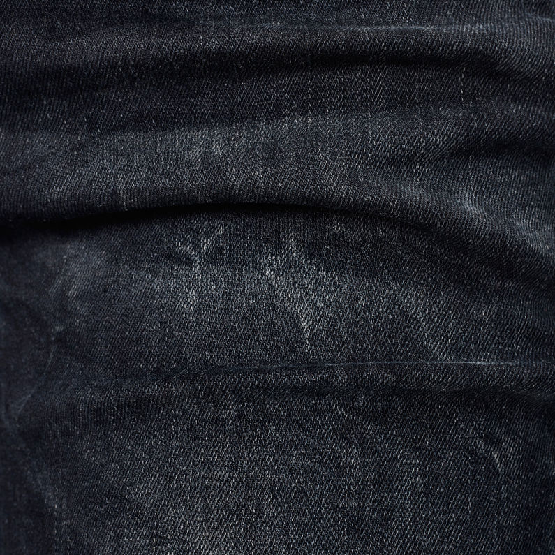 G-Star RAW® MT Lynn Zip Grip Mid Waist Skinny Jeans Dark blue fabric shot