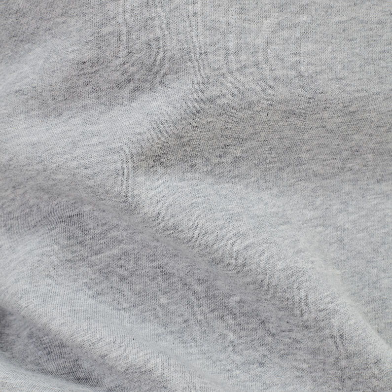G-Star RAW® Xula Badge Straight Sweater Grijs fabric shot