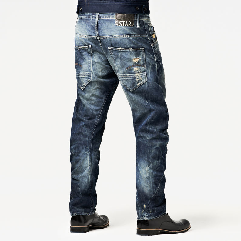 G-STAR® arc 3D ls tp/dp indigo dnm/rugby dstr Dark blue