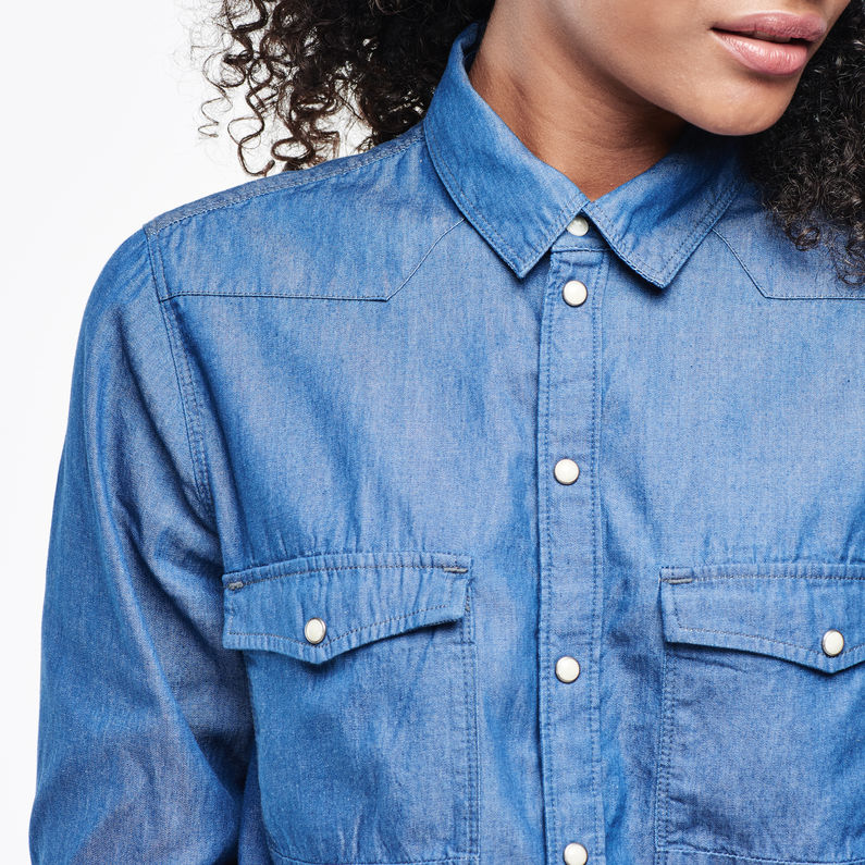 G-STAR® Remi Raw Boyfriend Shirt Medium blue