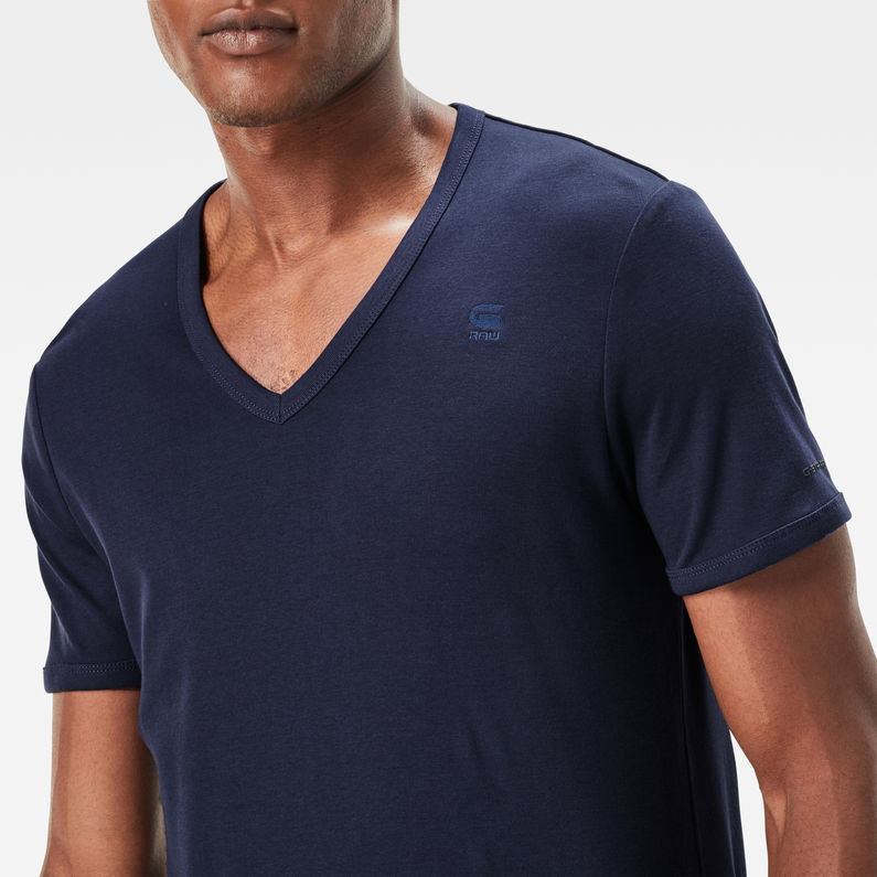 Base V-Neck Slim T-Shirt 2-pack | Shade 