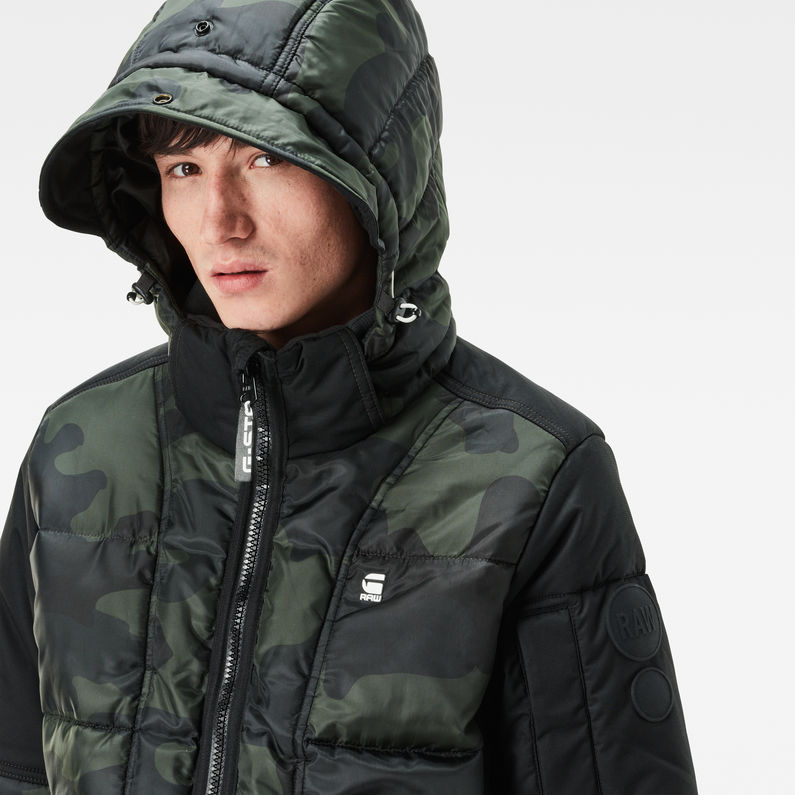 g star whistler hooded quilted jacket